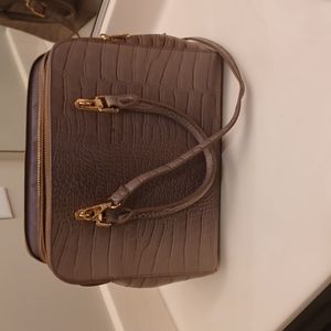 Snakeskin purple bag (faux)